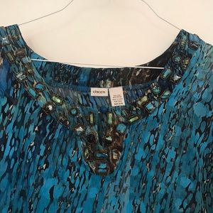 {Chico’s} Sheer Blouse